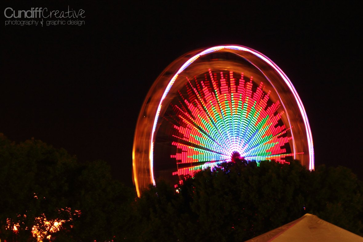 Chesapeake Jubilee Ferris Wheel Red Blue Cundiff Creative