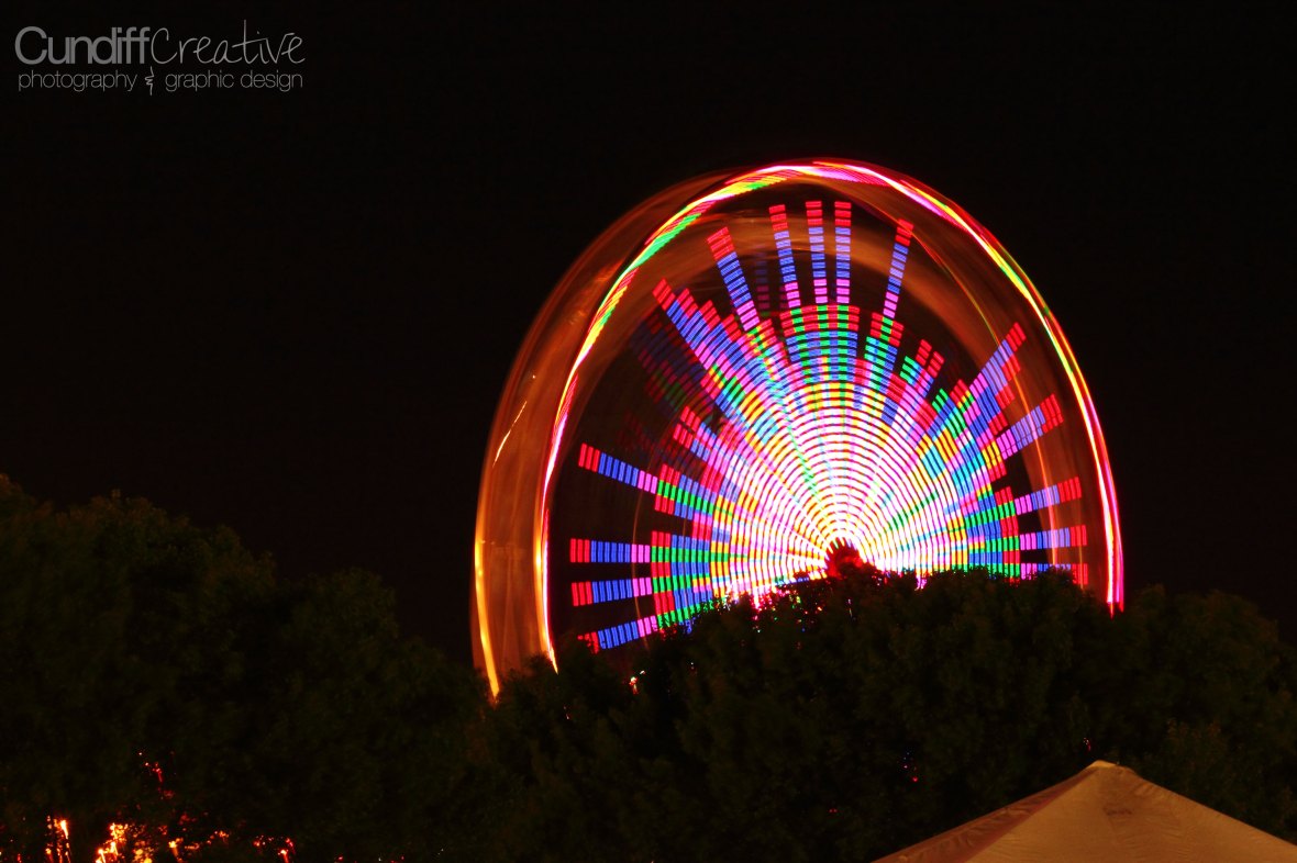 Chesapeake Jubilee Ferris Wheel Colorful 2 Cundiff Creative