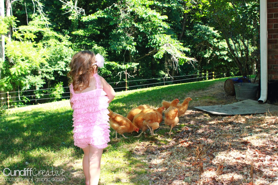 Ava Weddle Feeding Chickens Heather Cundiff Creative